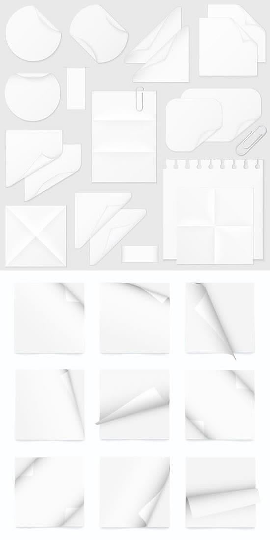 简约几何形状白色书本