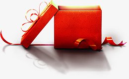 打开的礼盒双11