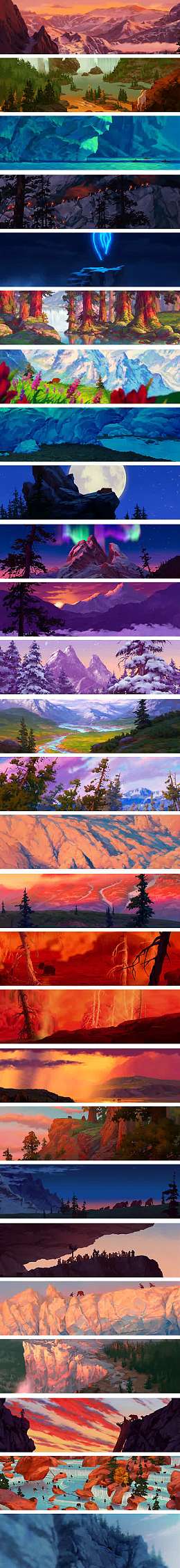 各种山峰森林游戏截图