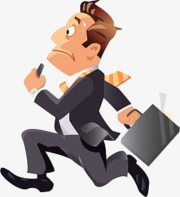 奔跑守时男士职场