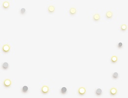 黄色发光小灯泡装饰