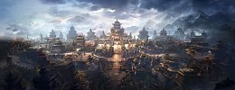魔幻概念城市游戏场景原画