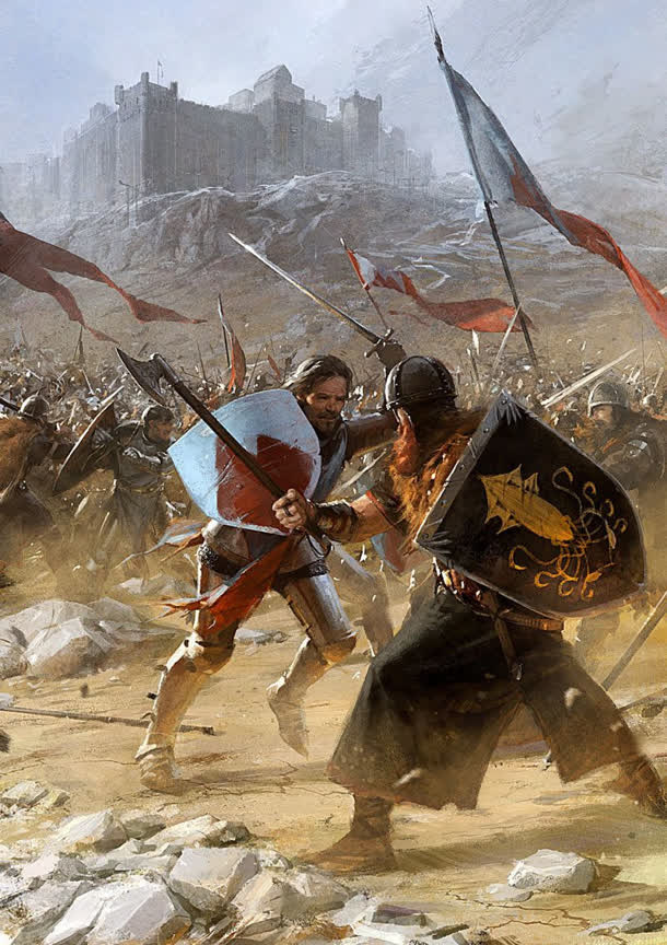 欧美战争战场游戏原画