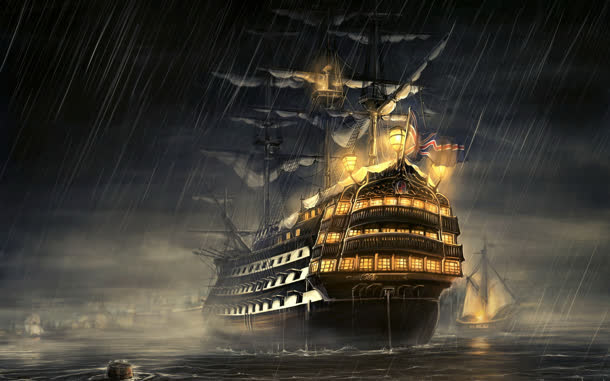 玄幻网游大型战船