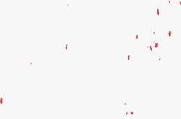 中国风红色水墨点缀