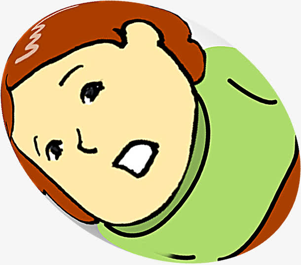 卡通人物手绘妇女不倒翁