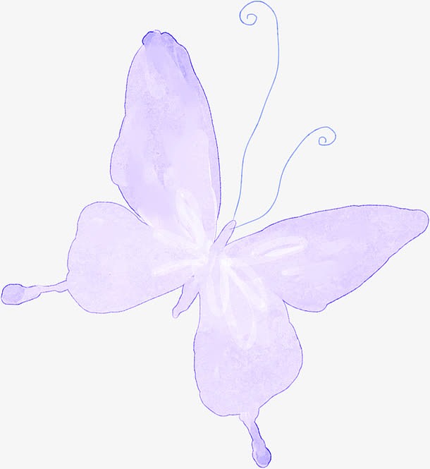 紫色唯美浪漫蝴蝶海报背景图片