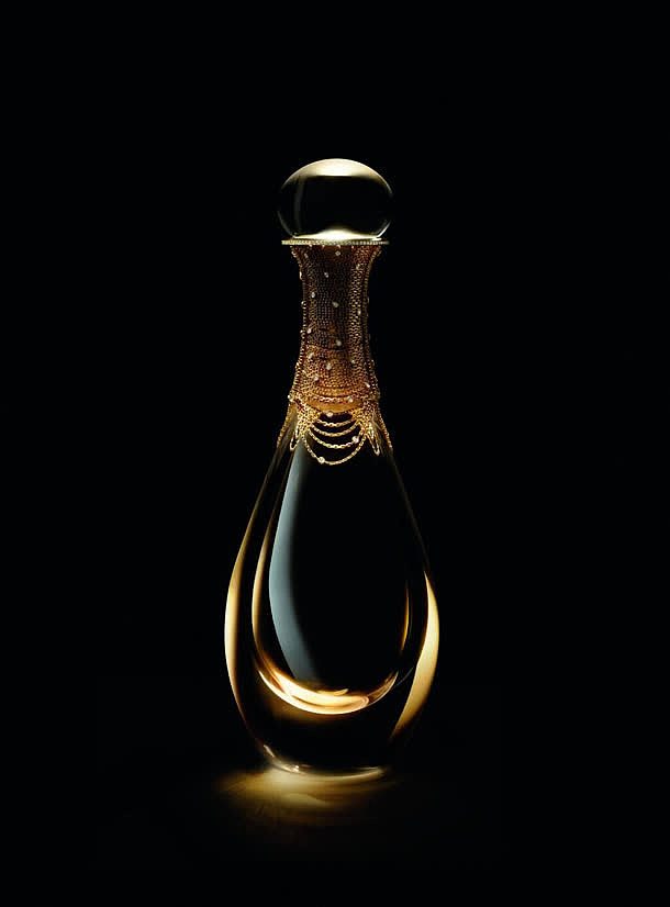 透明水滴形状香水瓶