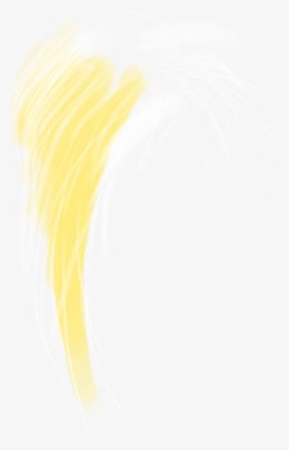 黄色蜡笔涂鸦手绘人物