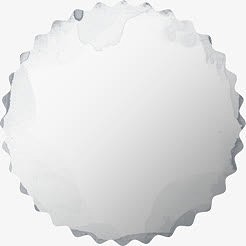 白色矩形徽章淘宝促销