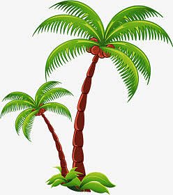 椰子树夏季促销海报