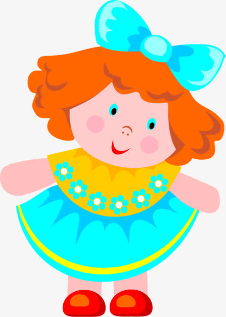 洋娃娃手绘人物卡通