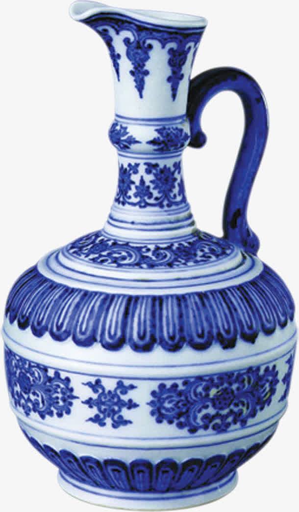 青花瓷花瓶中国风瓷器素材
