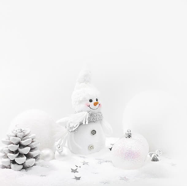 雪人主题圣诞海报设计