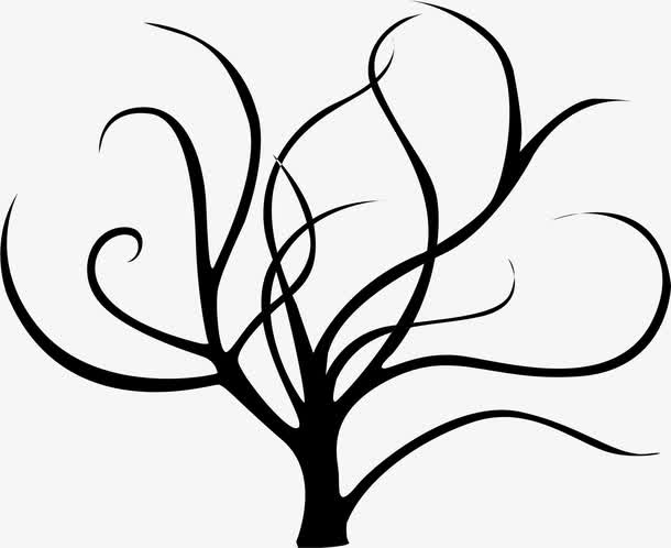 黑色时尚小草装饰