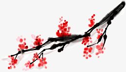 梅花中国风谨贺新年