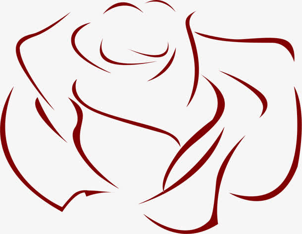 手绘时尚花朵简约