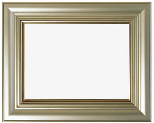 银色简约纹理相框