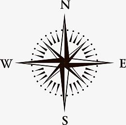 png黑色指南针欧式花纹pngpng方向指南针pngc4dpng3d立体图标指南针