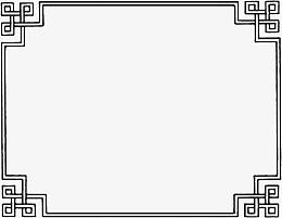 中国风格创意纹理边框