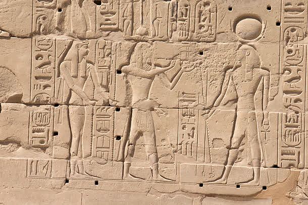 古埃及法老石刻