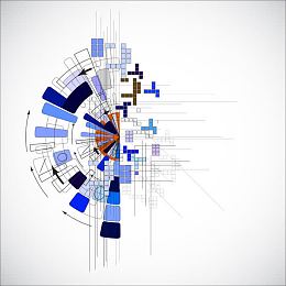 抽象图纸几何背景