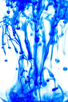 蓝色墨迹纹理背景