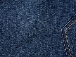 深蓝色牛仔布纹背景
