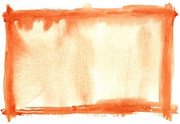 橙色水彩画背景