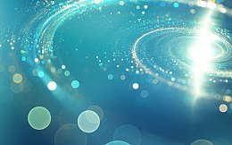 蓝色旋涡星光背景