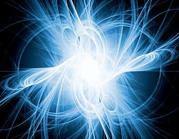 蓝色梦幻烟雾背景