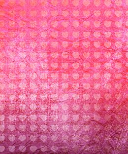 枚红色心形底纹