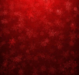 红色背景下的雪花图案