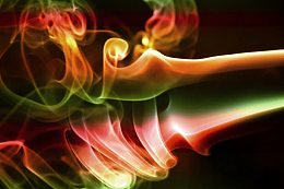 炫彩烟雾底纹背景