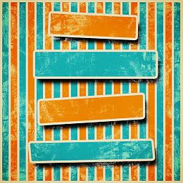 彩色条纹背景长方形图案