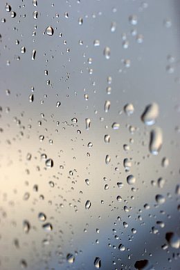 玻璃上的水珠背景