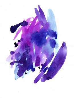 水彩笔触墨迹背景