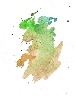 水彩墨迹笔触墨点