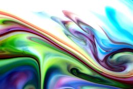 梦幻炫彩波纹液体背景
