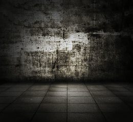水泥地板与水泥墙壁