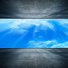 天空与墙体摄影