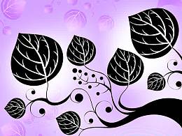 时尚花纹背景素材