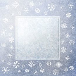 银色雪花卡片