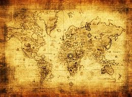 复古航海地图