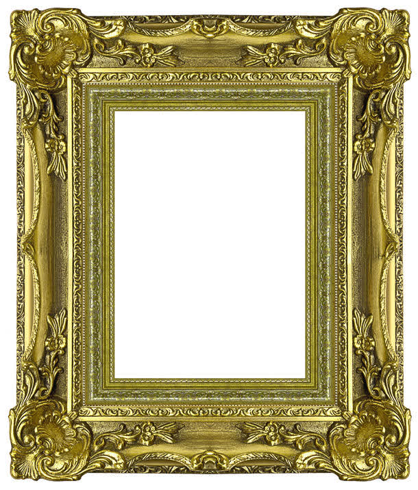 金色相框画框高清