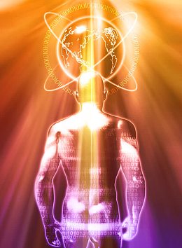 地球与人体数字科技背景高清
