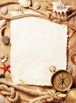 大海沙滩背景高清