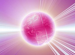 粉红色梦幻地球高清