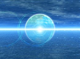 梦幻蓝色地球背景高清