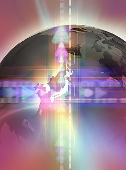彩色梦幻地球背景高清
